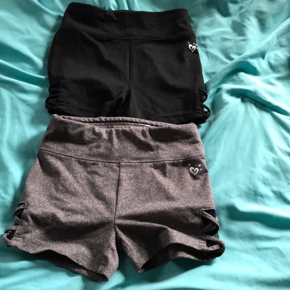 Justice compression shorts